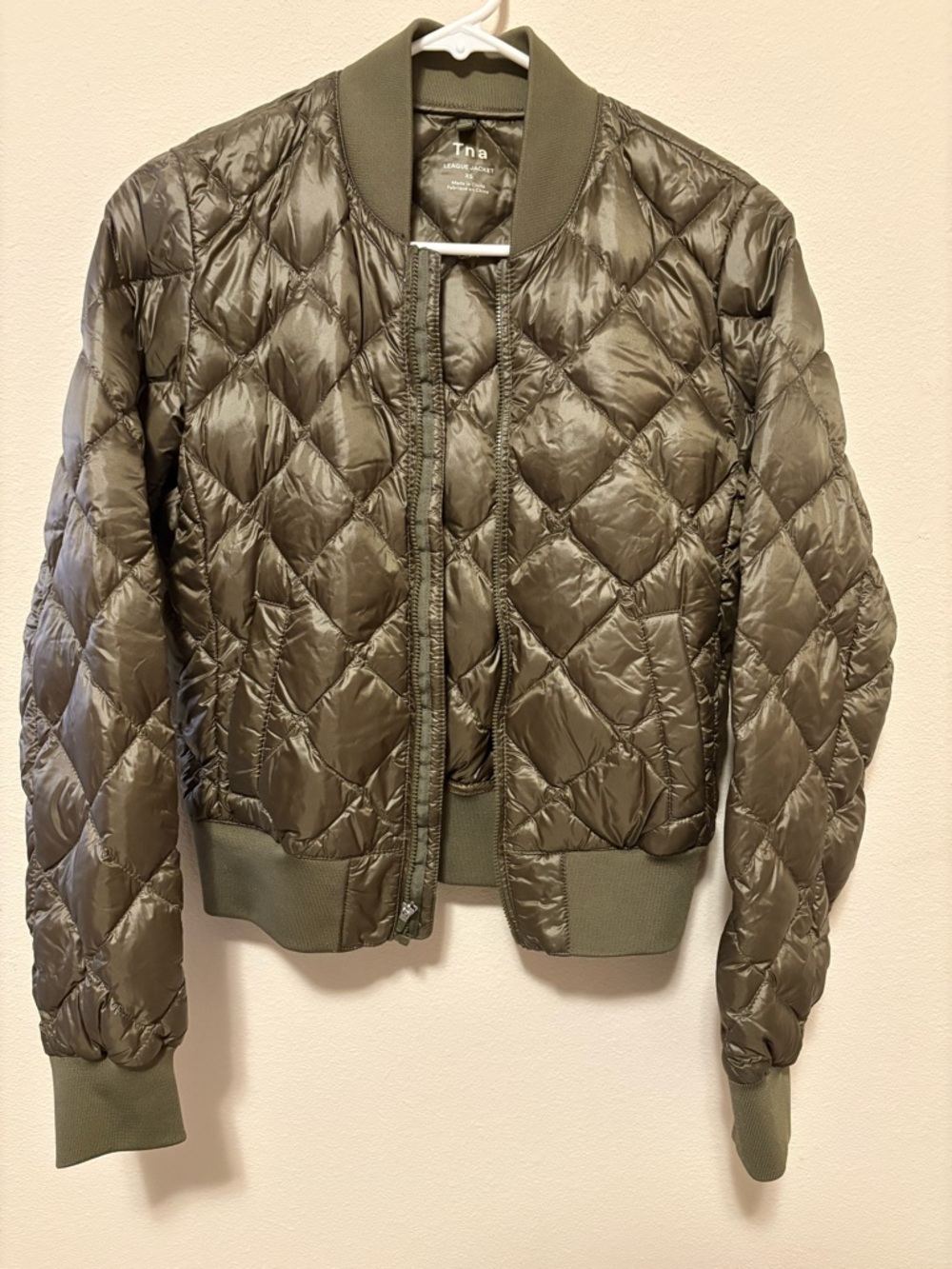 TNA Bomber Jacket — Olive